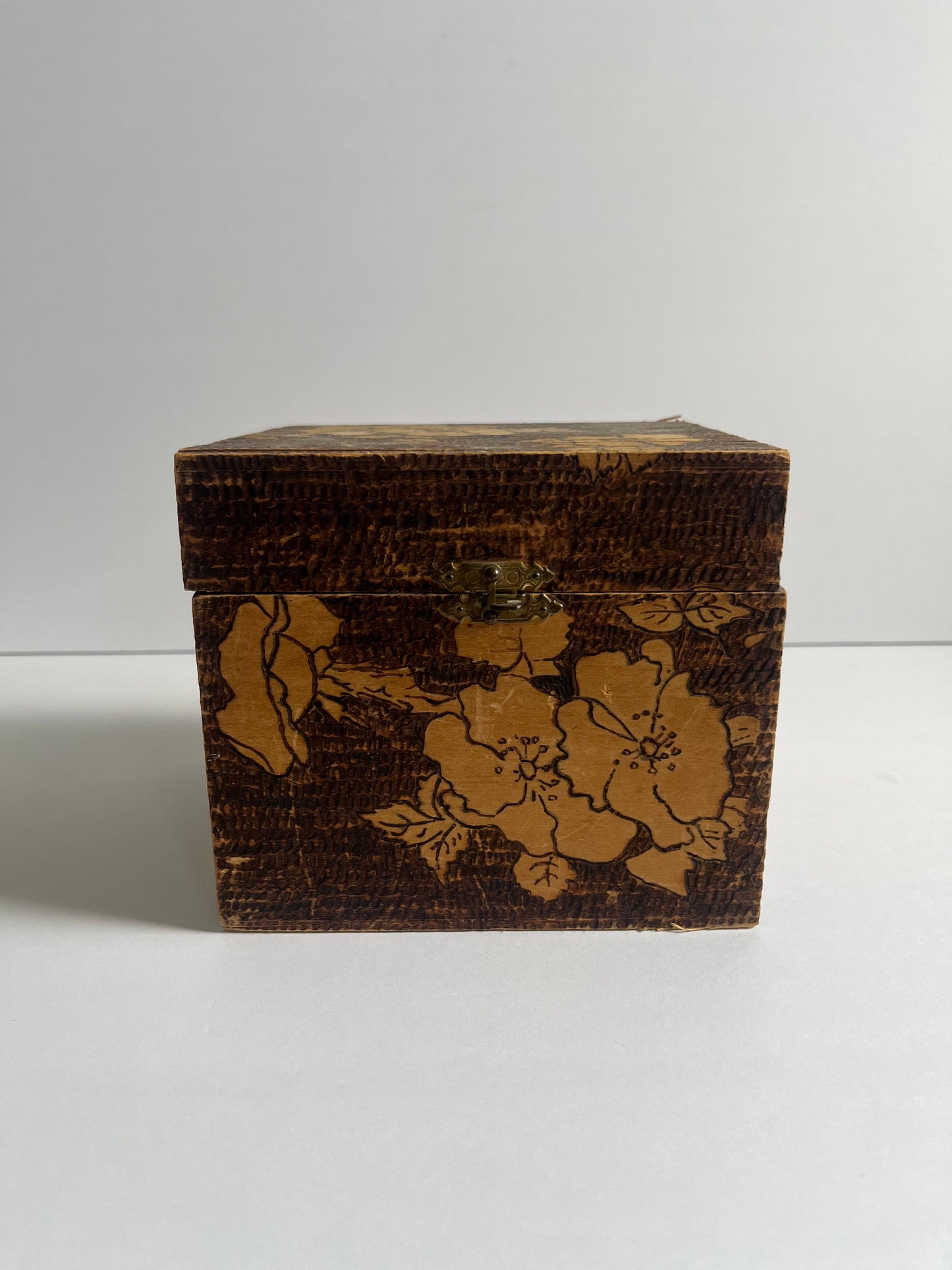 Pyrography Antique Box