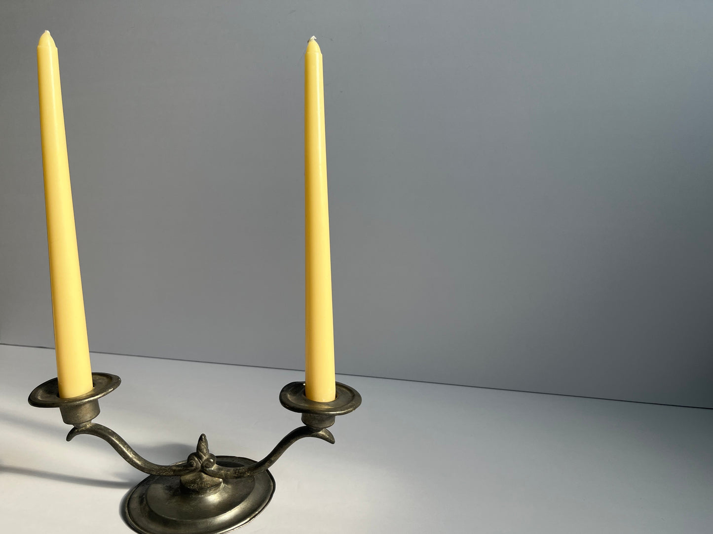 Pewter Candleholder