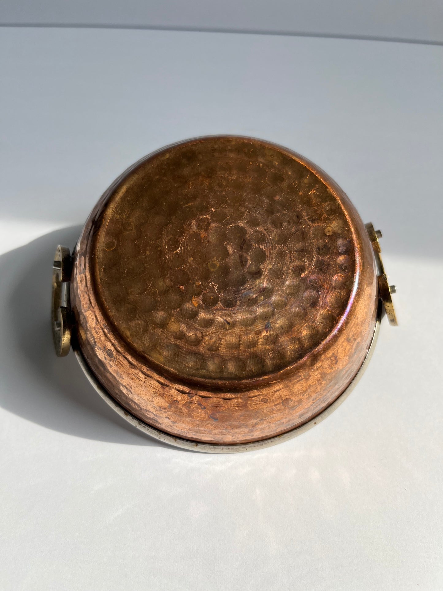 Stainless Steel Hammered Copper Serveware