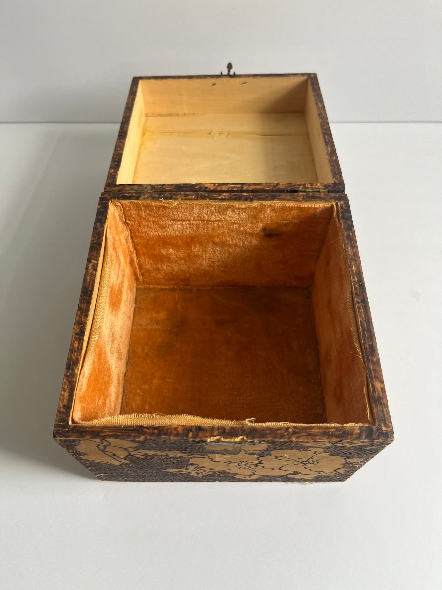 Pyrography Antique Box
