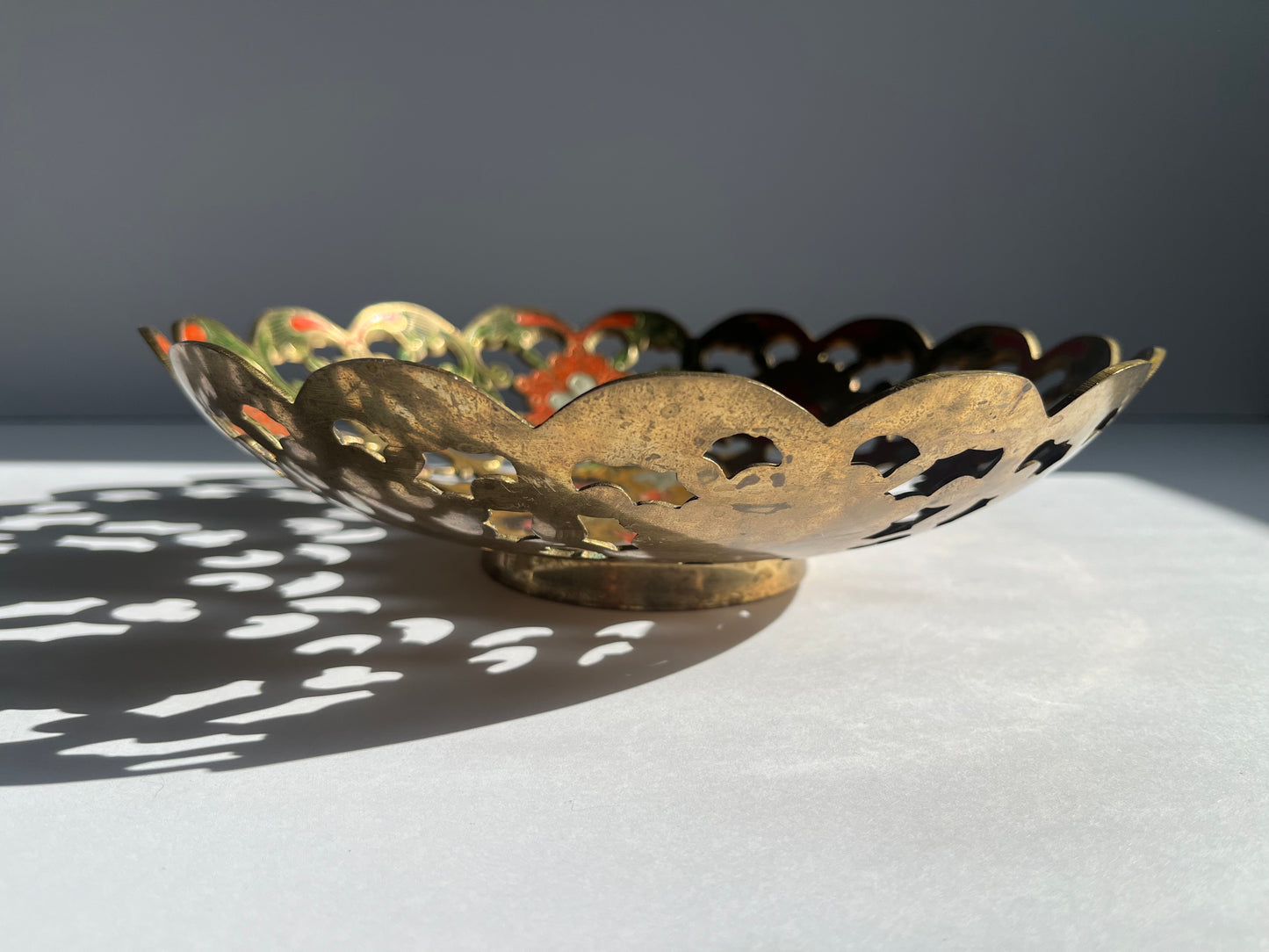 Brass Pedestal Bowl
