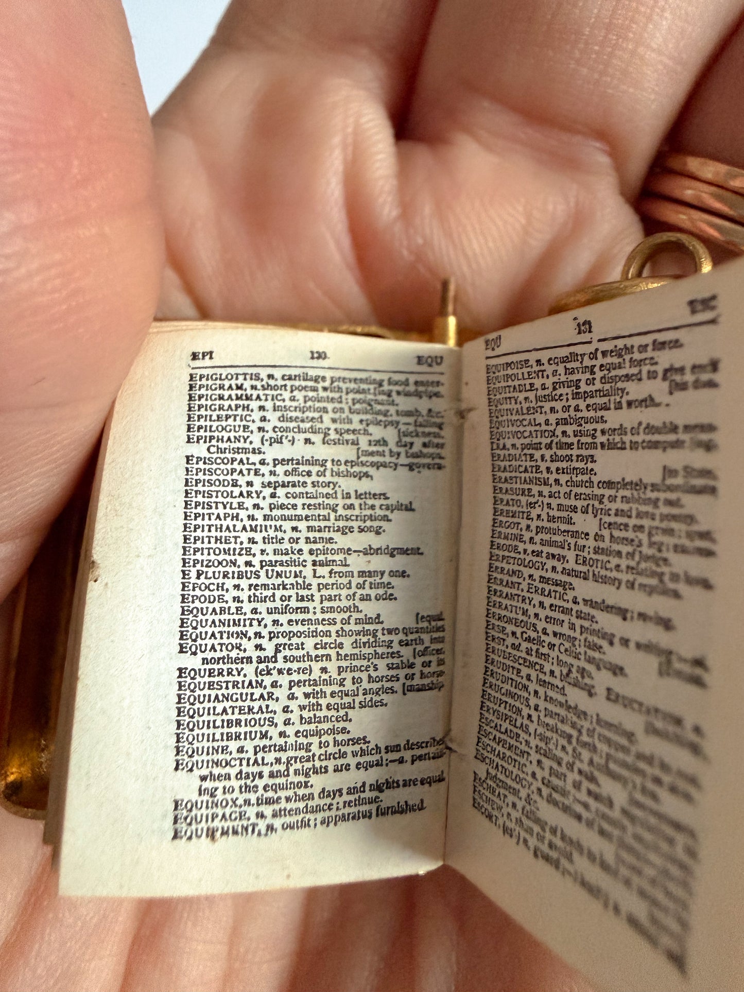 Smallest English Dictionary in the World | Antique Locket