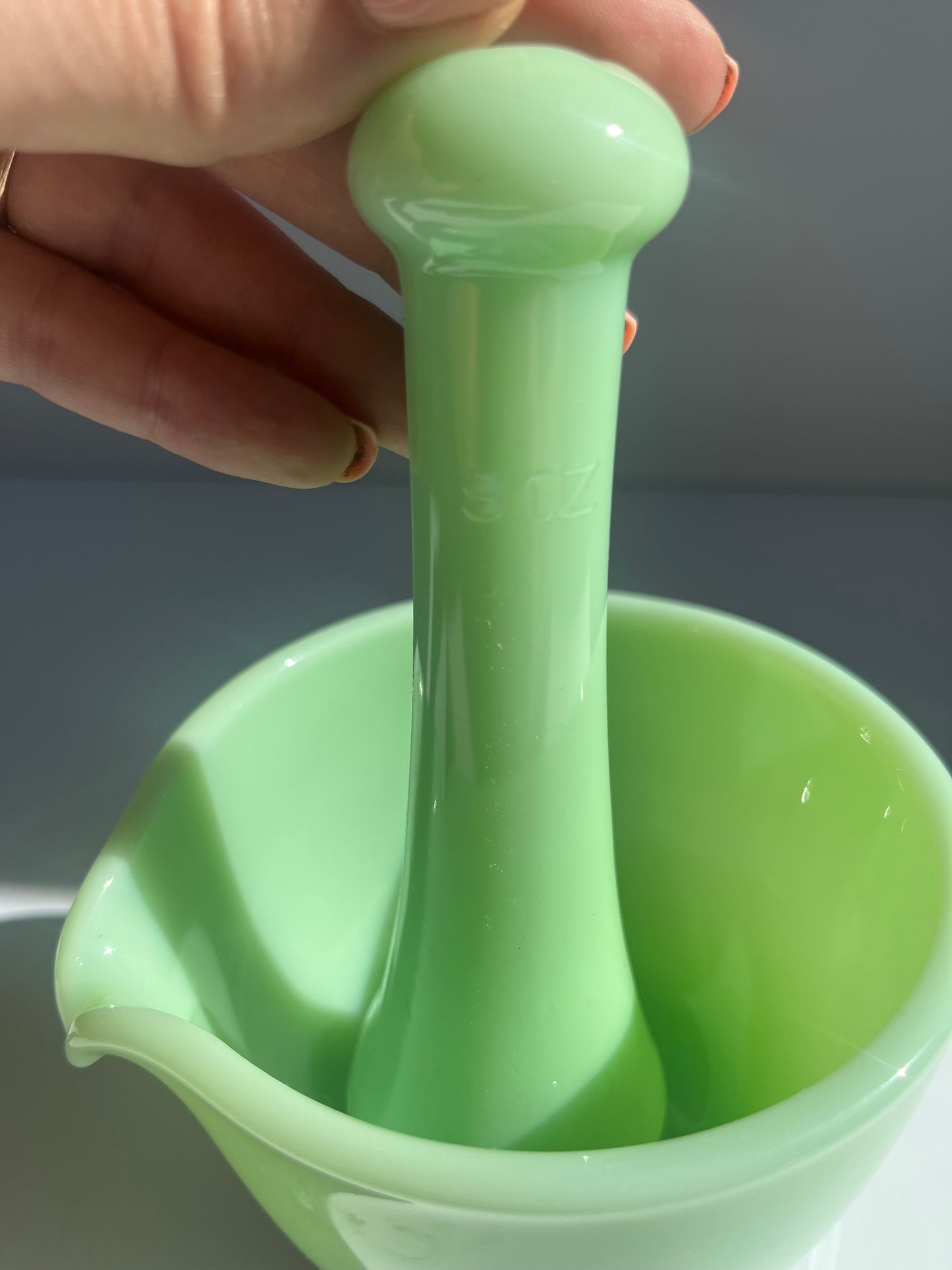 Jadeite Mortar and Pestle