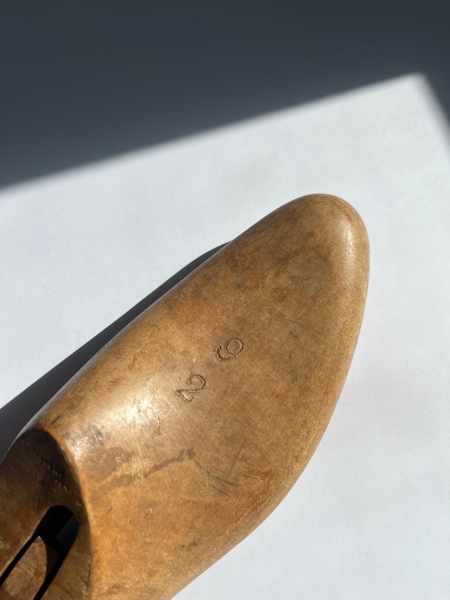 Vintage Wood Foot Mold