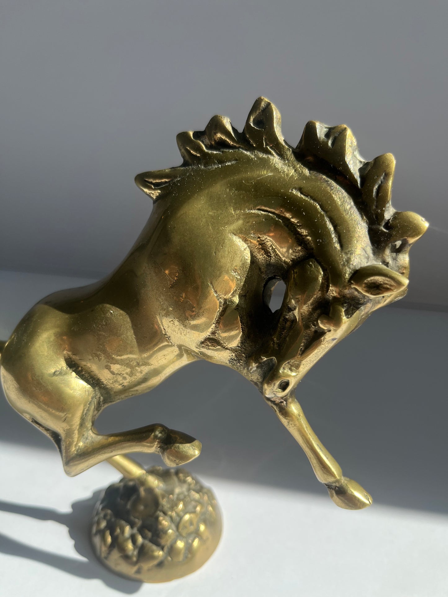 Vintage Brass Horse