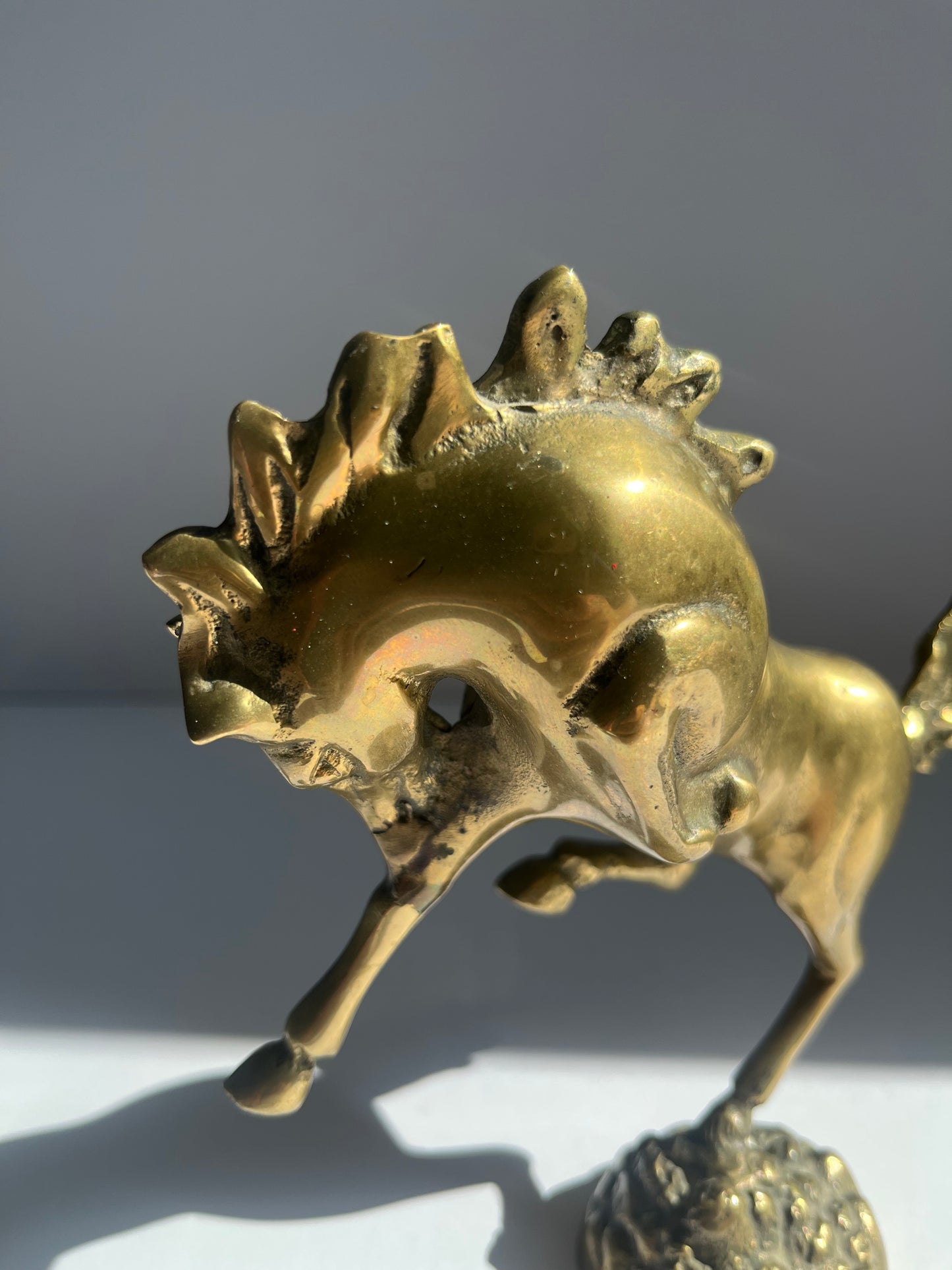 Vintage Brass Horse