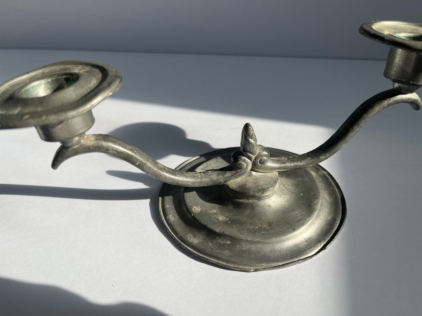 Pewter Candleholder