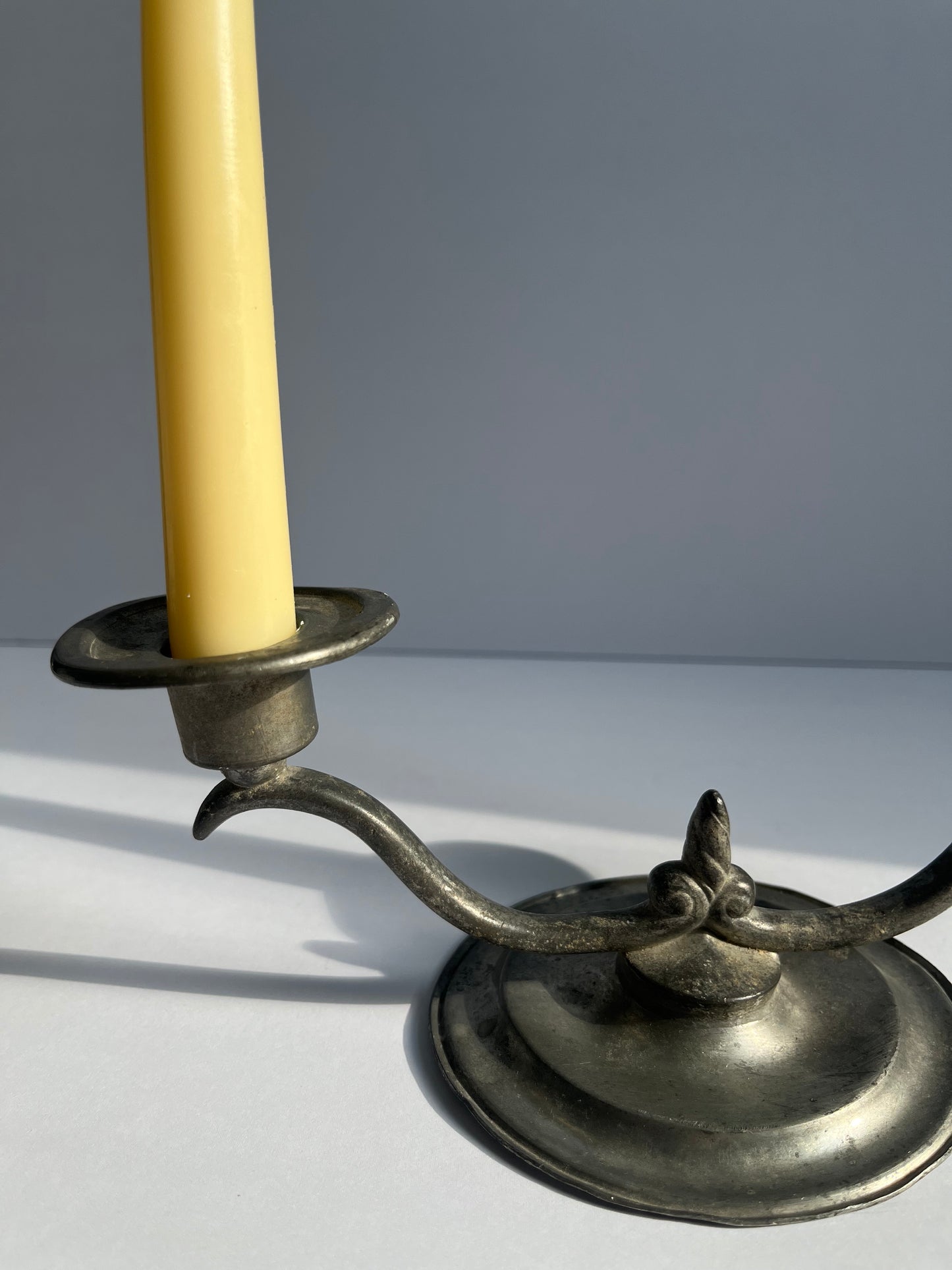 Pewter Candleholder
