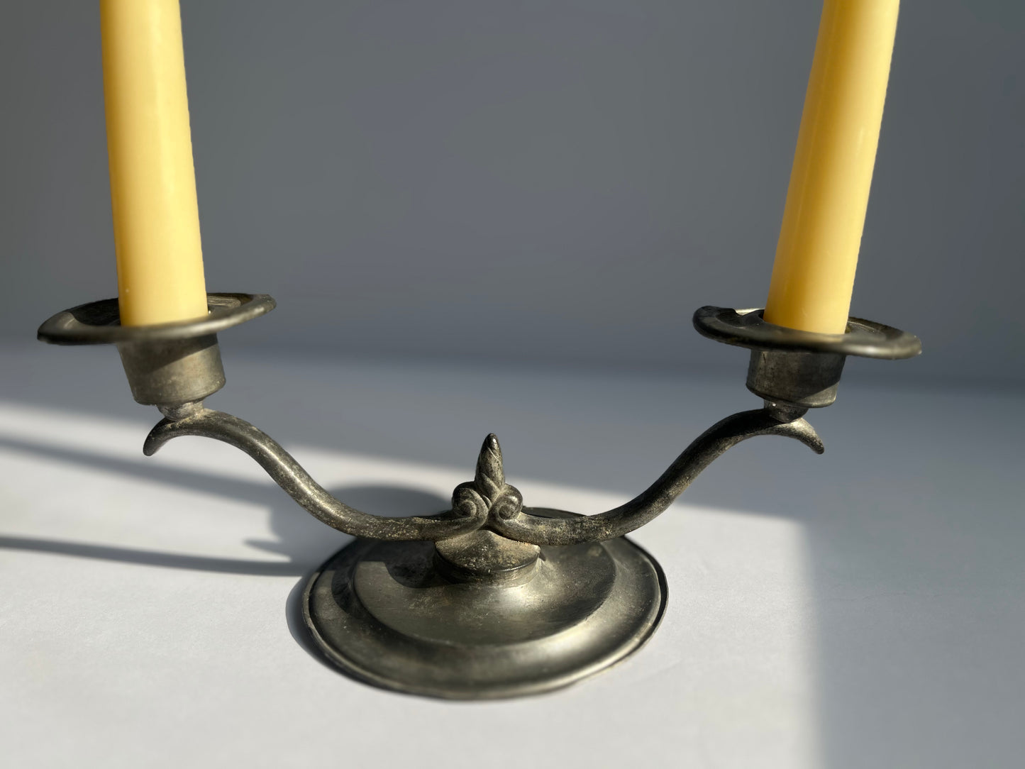 Pewter Candleholder