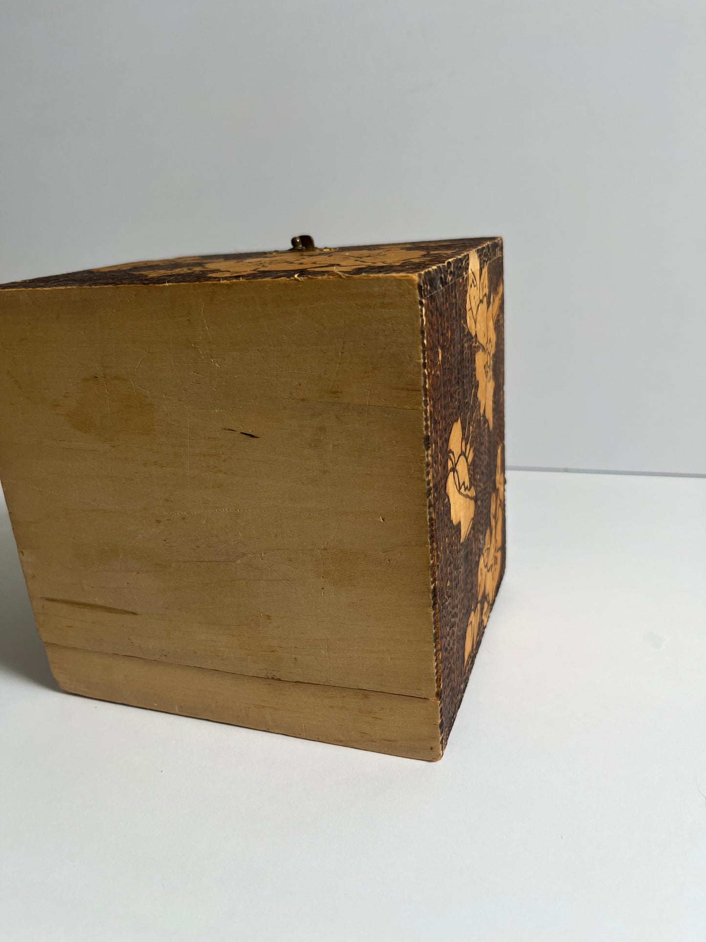 Pyrography Antique Box
