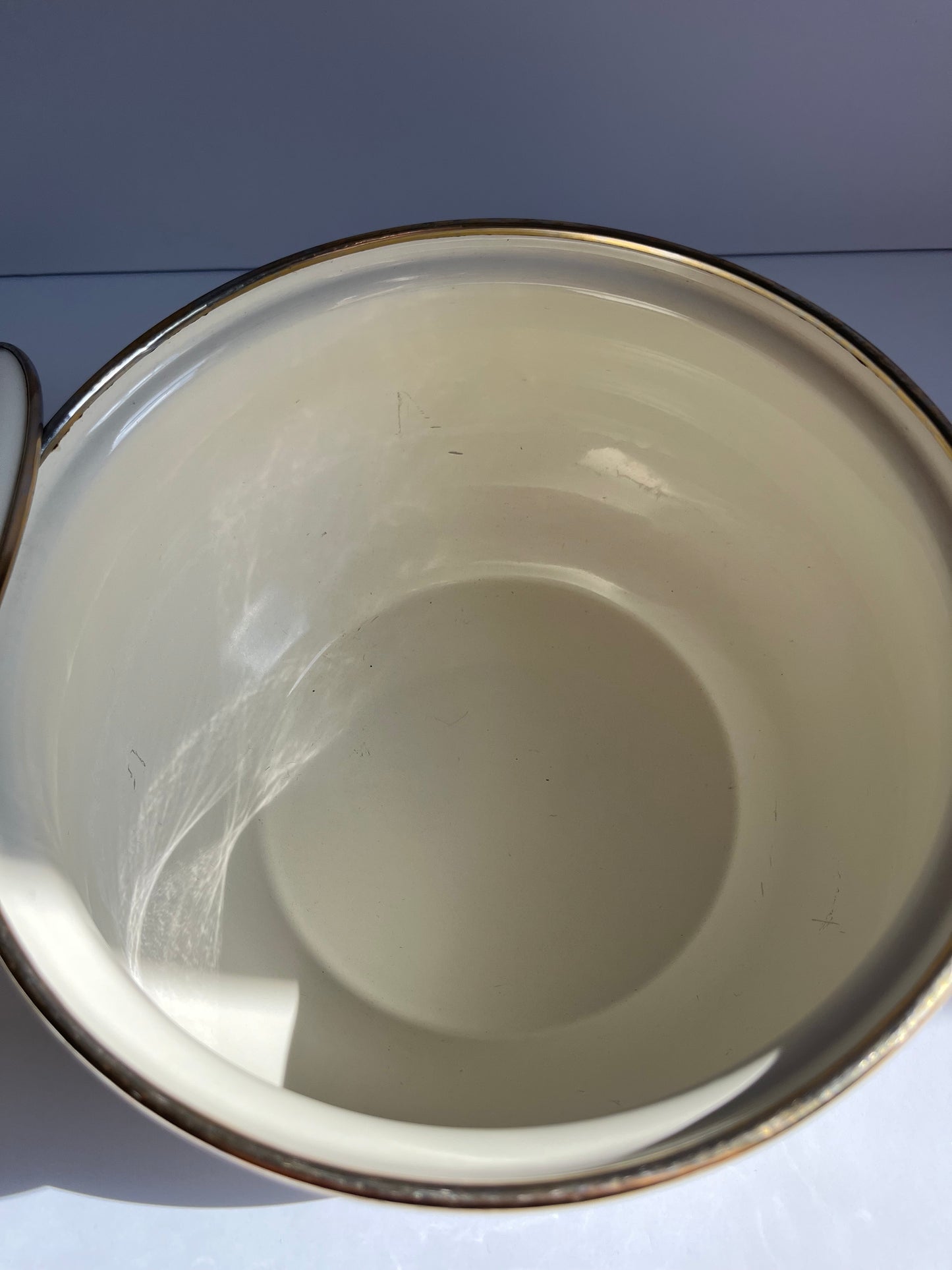 Vintage Asta Floral Pot | Dutch Oven