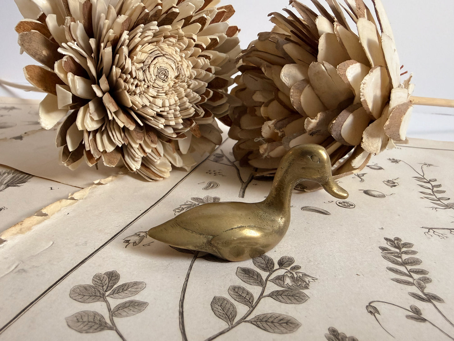 Brass Paperweight Duck