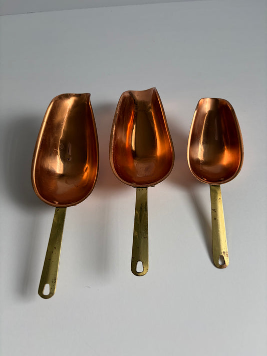 Copper Measuring Scoops