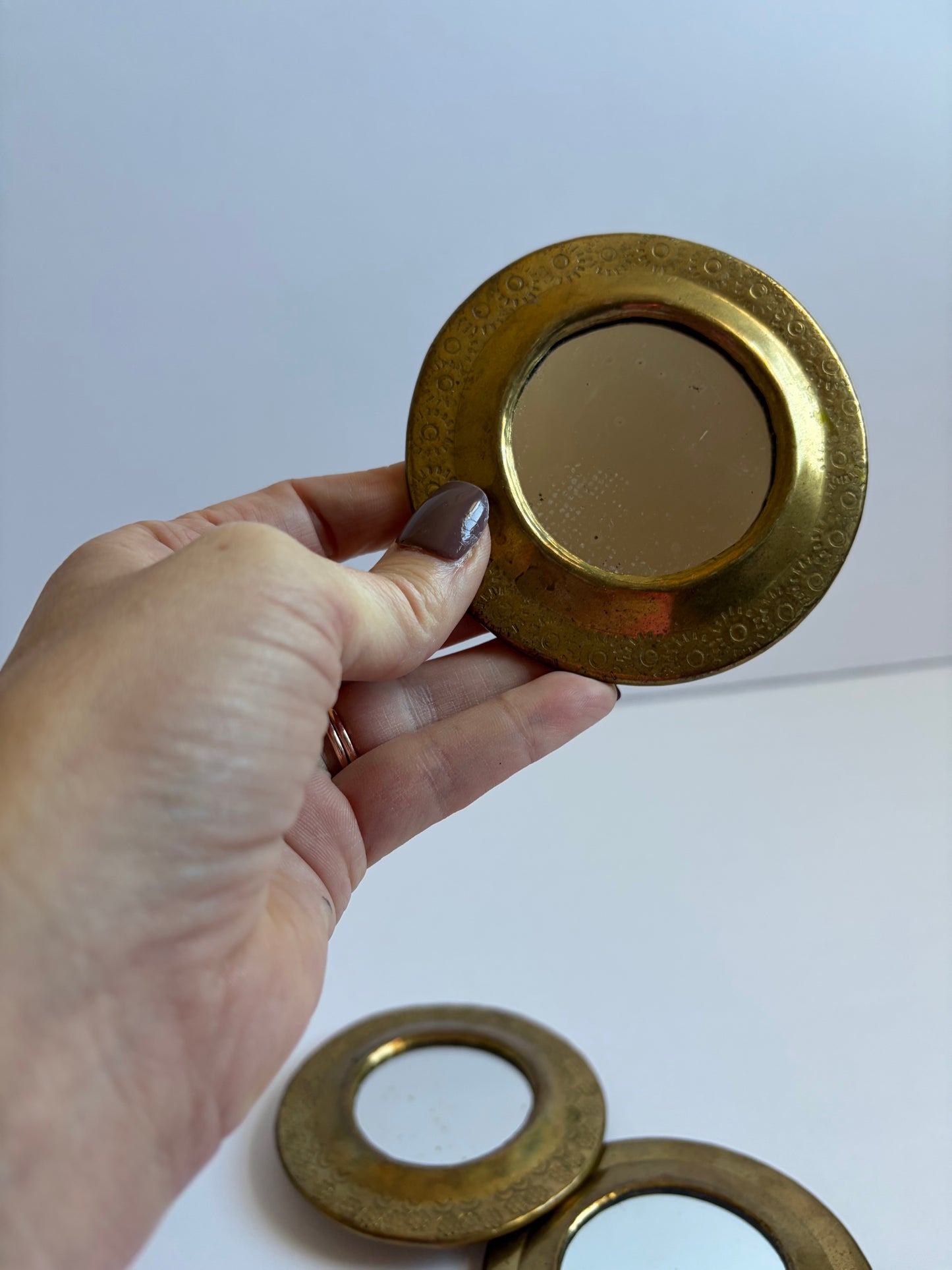 Gold Mirrors | Set of 3
