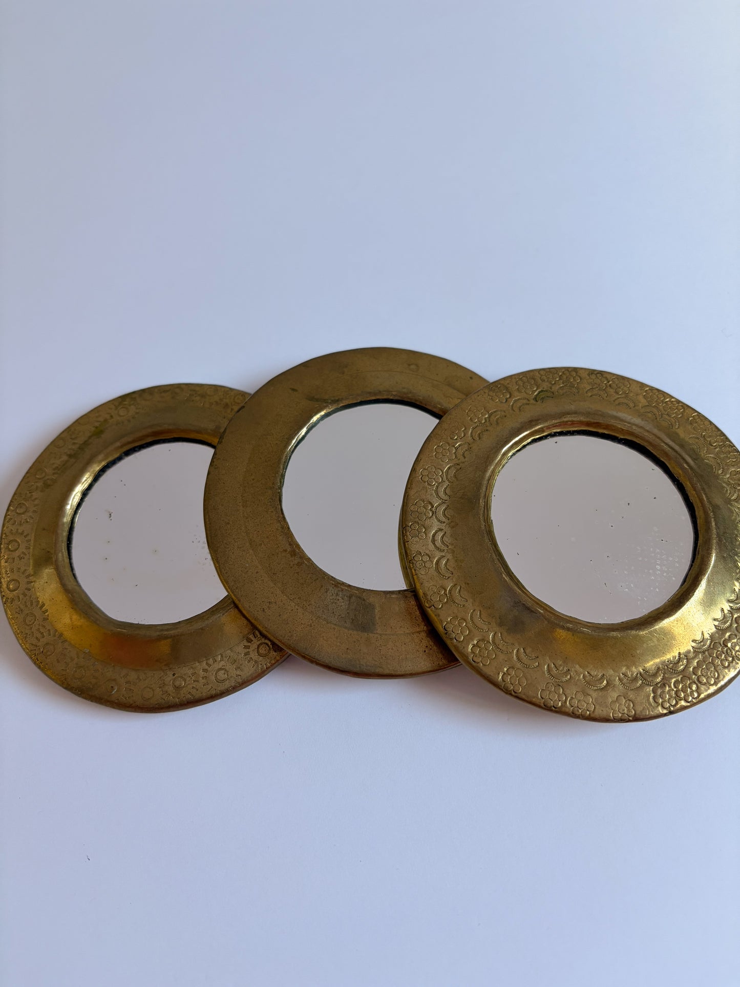 Gold Mirrors | Set of 3