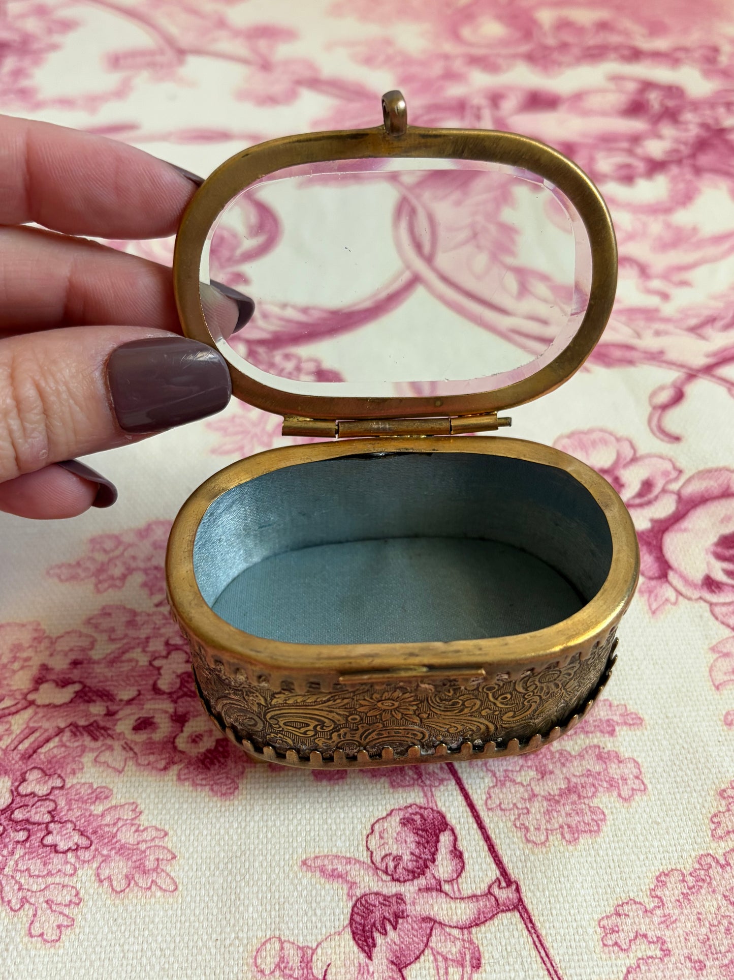 French Ormolu Jewelry Casket