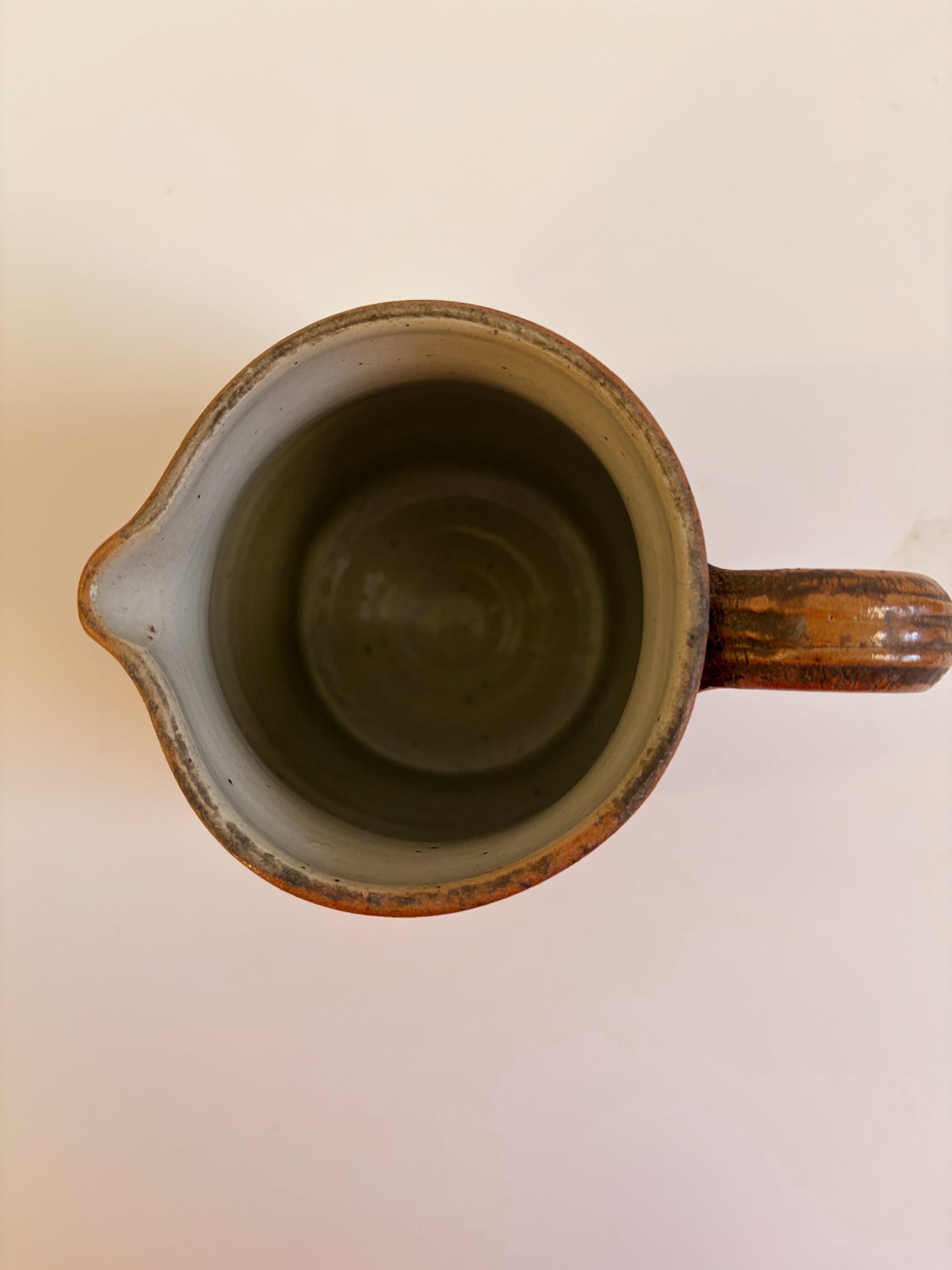 Salt Glazed Stoneware Pitcher
