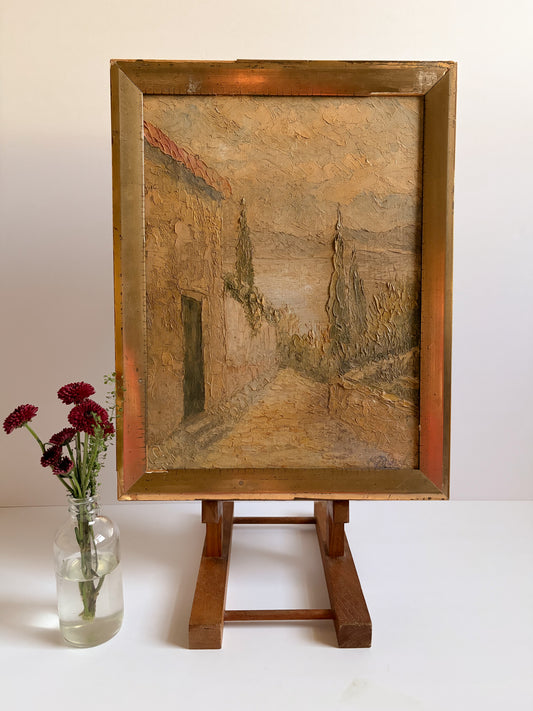 French Scene Oil Painting