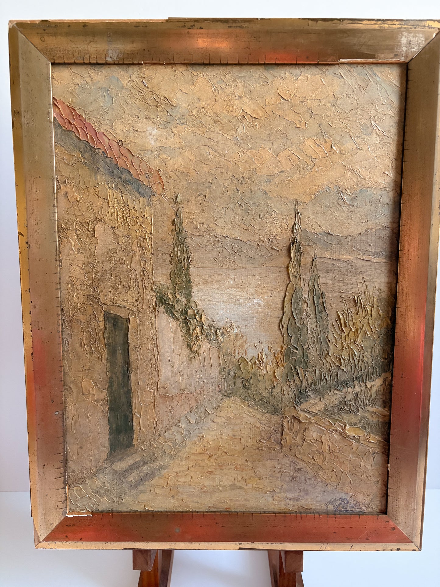 French Scene Oil Painting