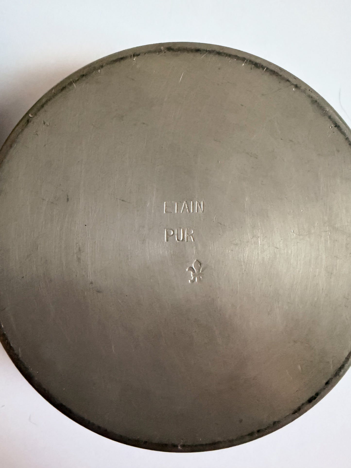 Art Nouveau Pewter Trinket Dish