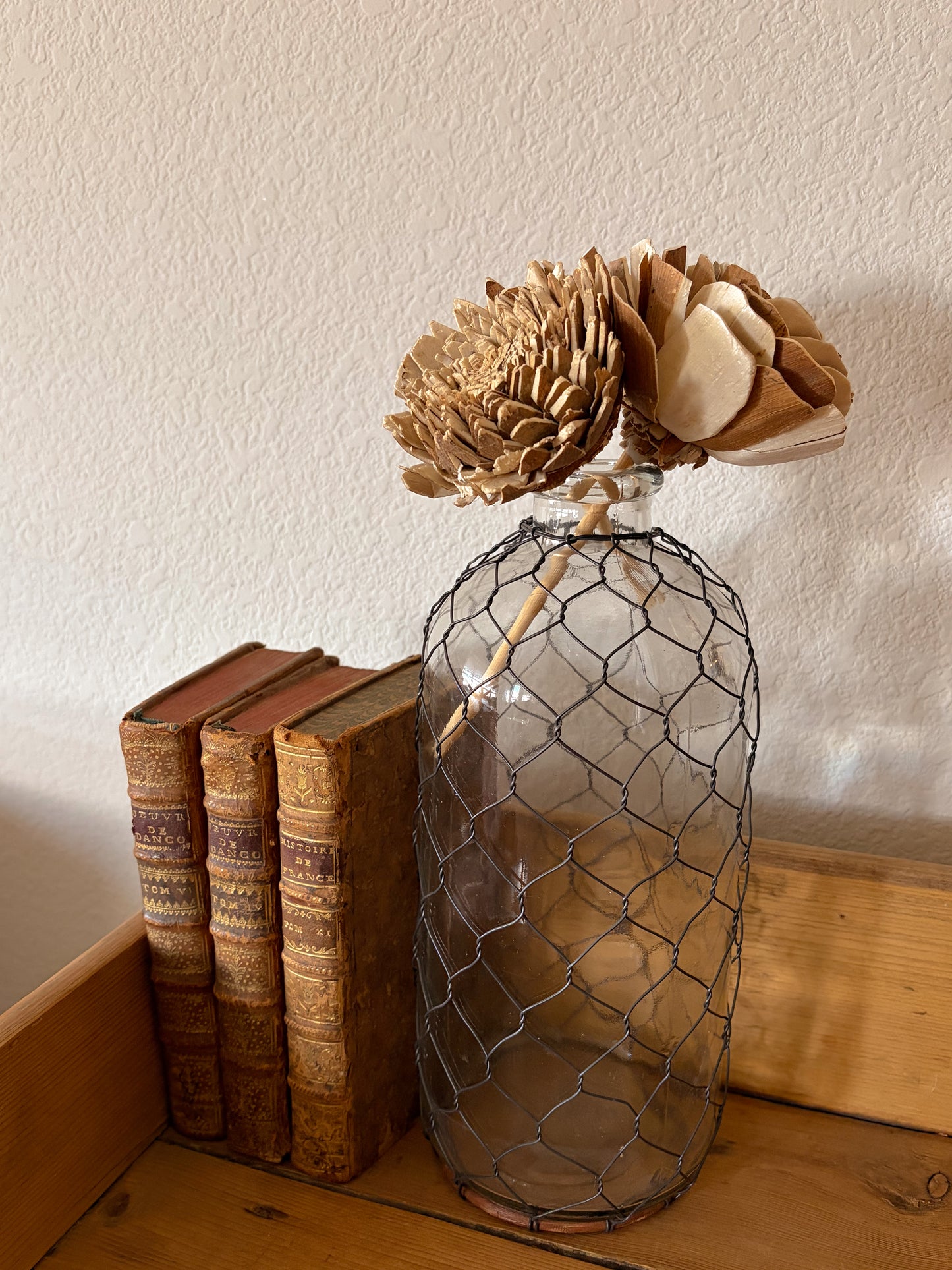 Farmhouse Glass Vase
