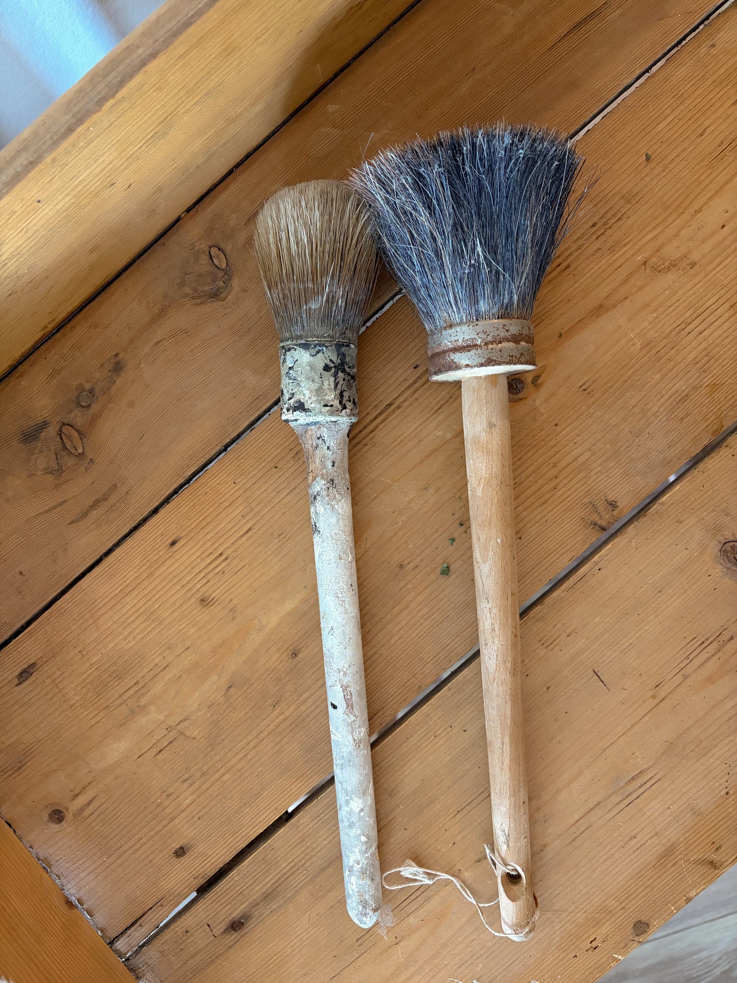French Artist Antique Paint Brushes