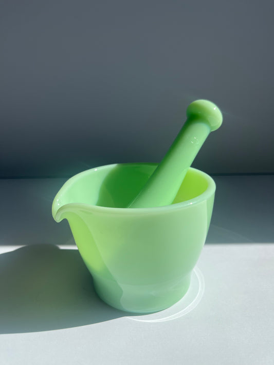 Jadeite Mortar and Pestle