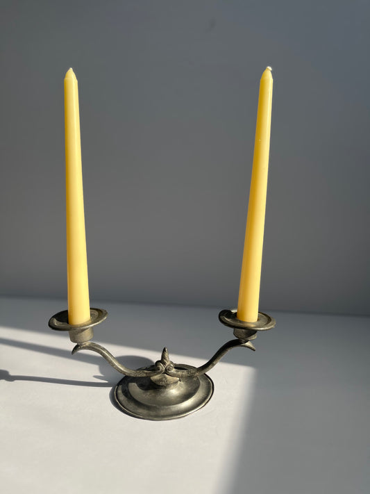 Pewter Candleholder