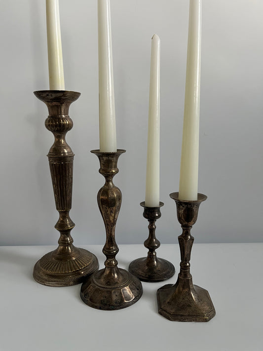 Set of 4 Candlesticks